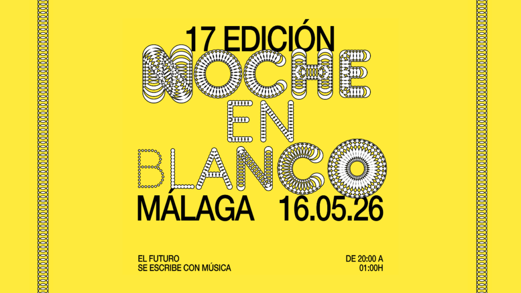 cartel noche en blanco malaga 2026